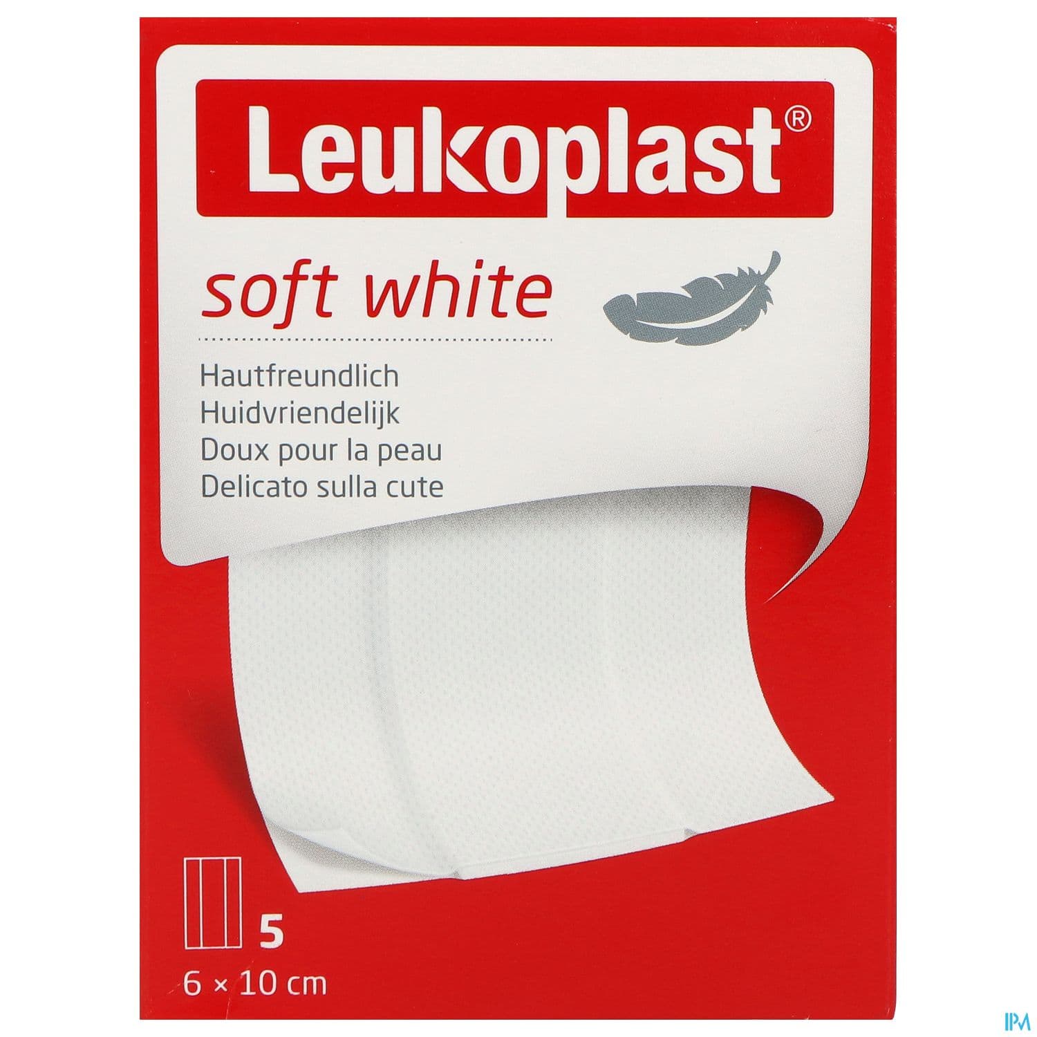 LEUKOPLAST SOFT WHIT PANS 10X6CM 5