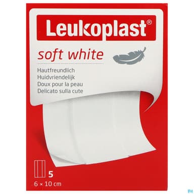 LEUKOPLAST SOFT WHIT PANS 10X6CM 5