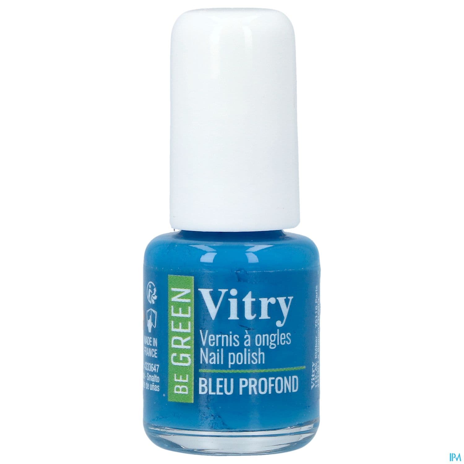 Vitry Be Green Vernis Ongles Bleu Profond 6ml