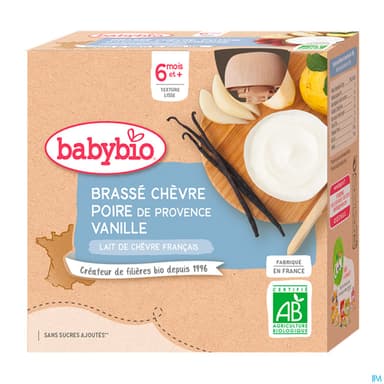 BABYBIO GOURD CHEVR POIR/VAN4X85G
