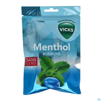 VICKS BONBONS MENTHOL SS 72G