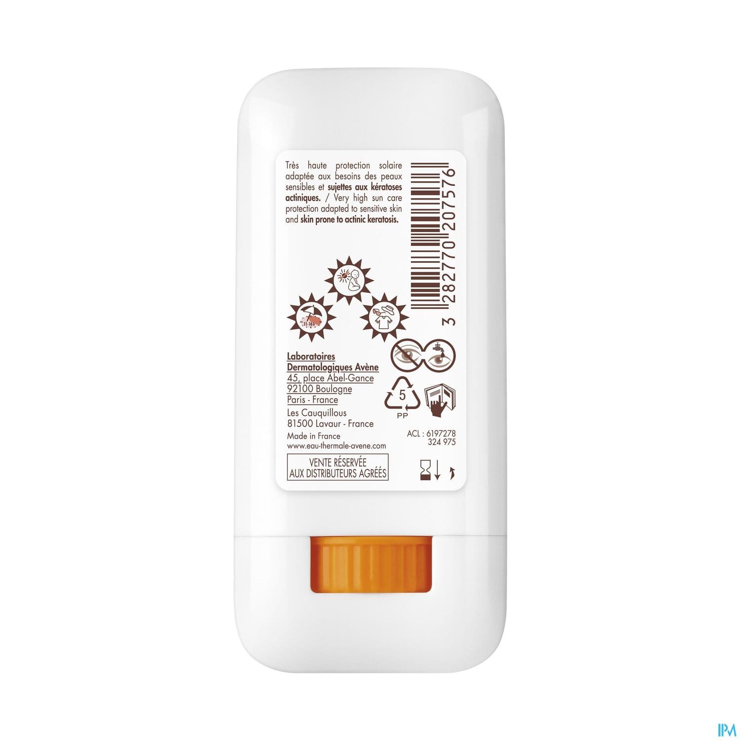 AVENE SOL SPF50+ SUNSISTICK KA 20G