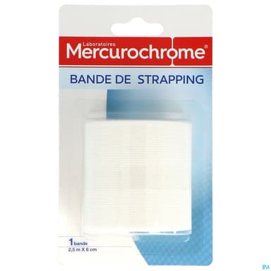 MERCUROCHROME BDE STRAPP 6CMX2,5M