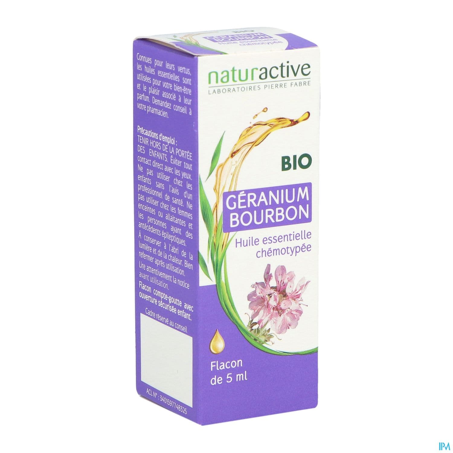 NATURACTIVE GERAN BOURB HE BIO 5ML