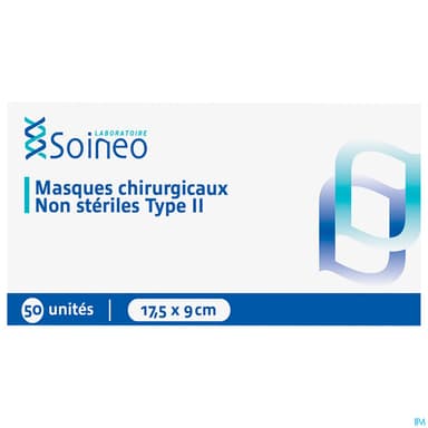 Soineo Masque Chirurgical Adulte Type 2 50