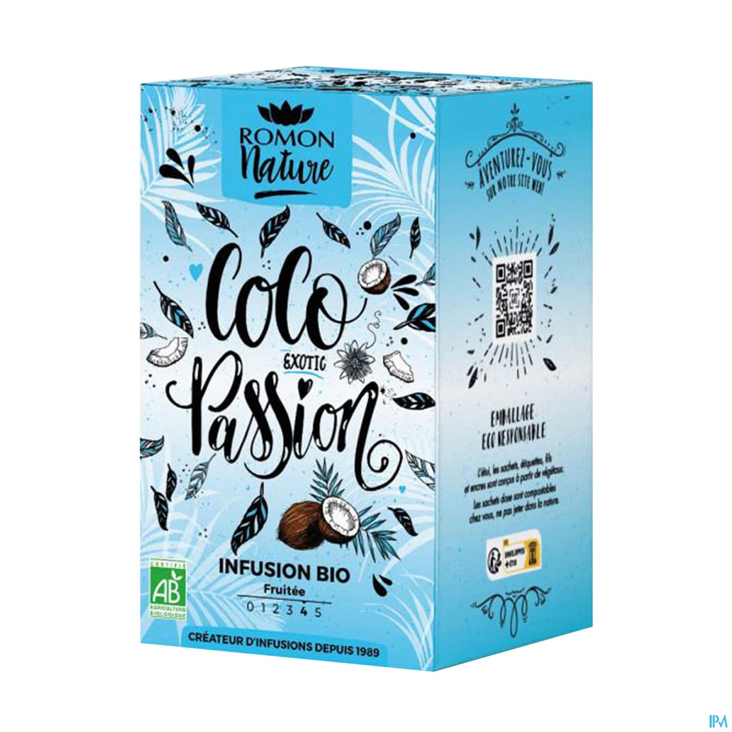 Romon Nature Tisane Plaisir Coco Passion Bio Infusette 1g8 16 — Pharmacie Malartic