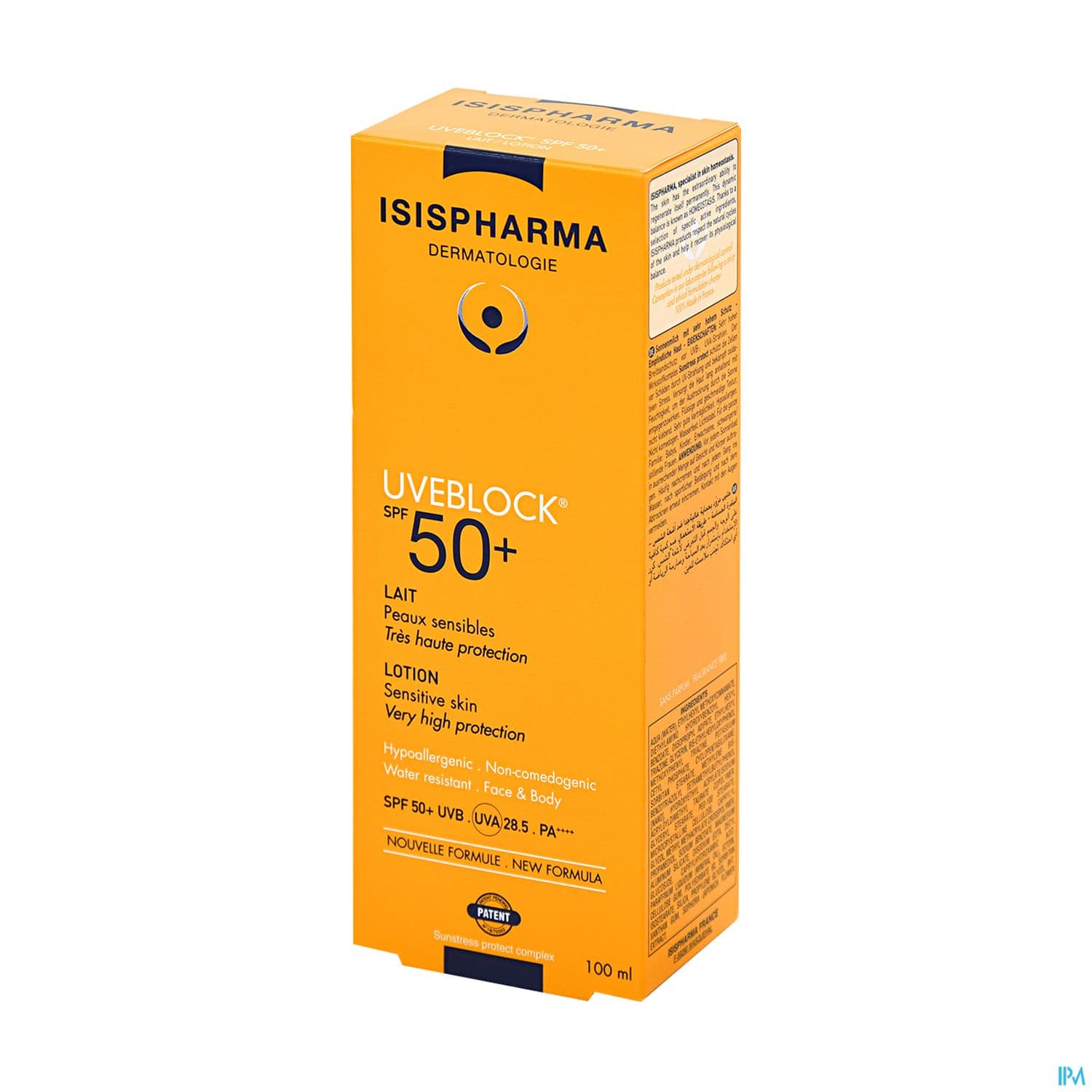 UVEBLOCK SOL SPF50+ LAIT 100ML