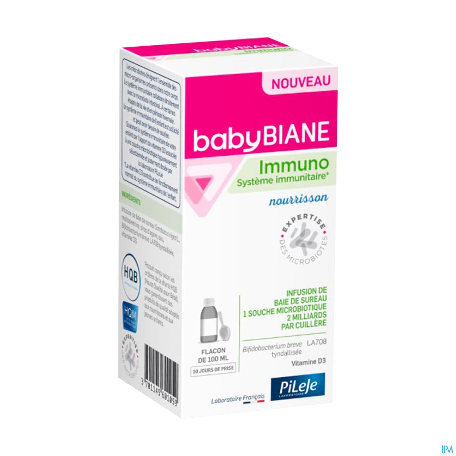 BABYBIANE IMMUNO NOURRISSON 100ML