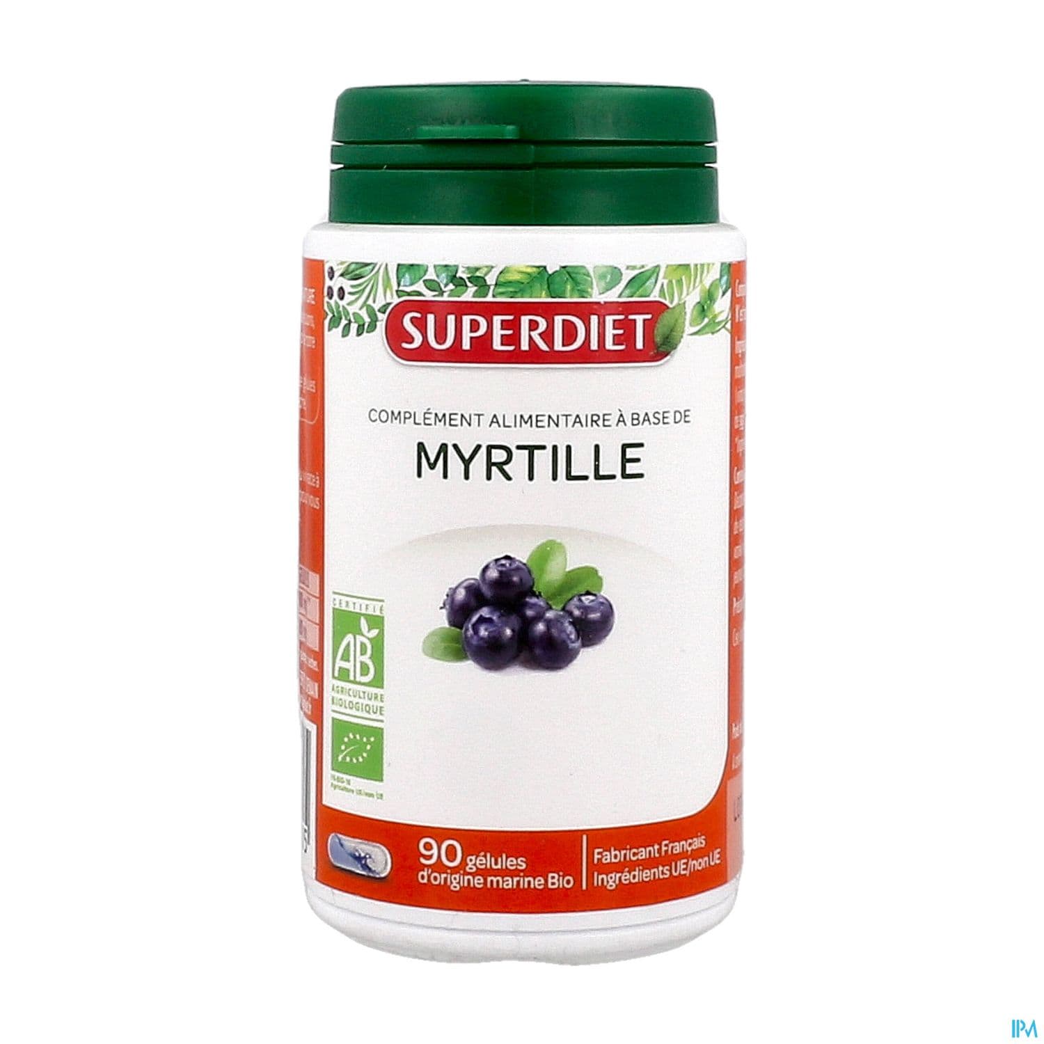 SUPERDIET MYRTILLE BIO GEL90