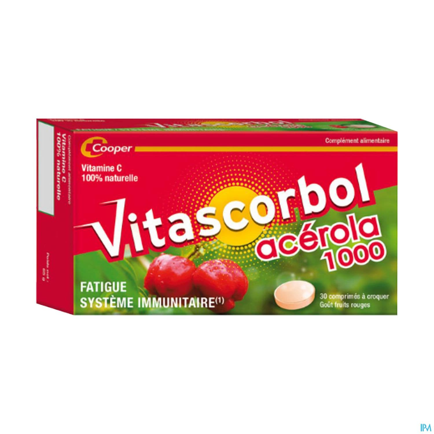 Cooper Vitascorbolacerola 1000 Comprime A Croquer 30