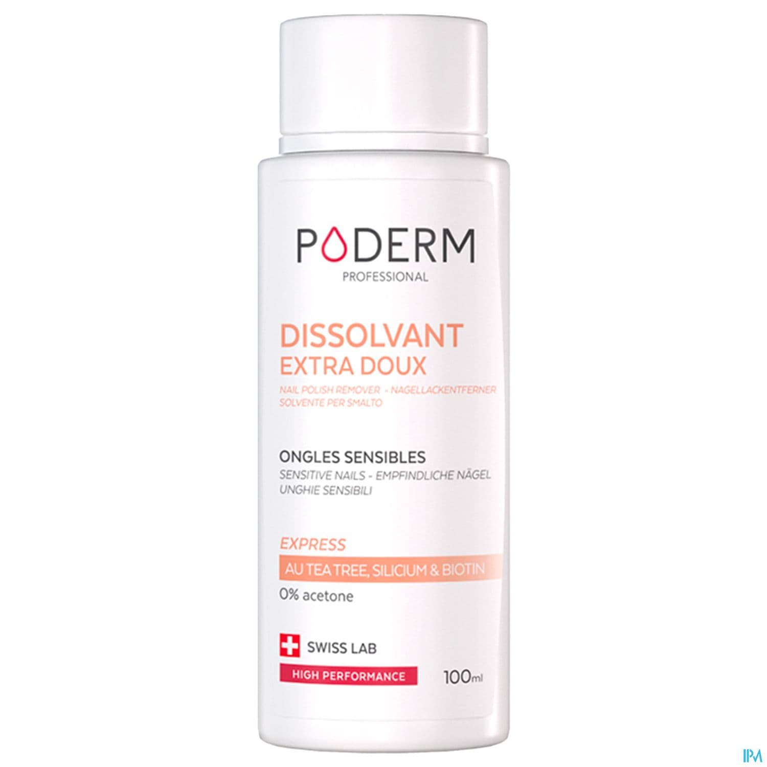 Poderm Professionnal Color Care Dissolvant Extra Doux 100ml