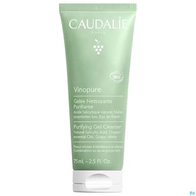 Caudalie Vinopure Gelee Nettoyante Purifiante 75ml