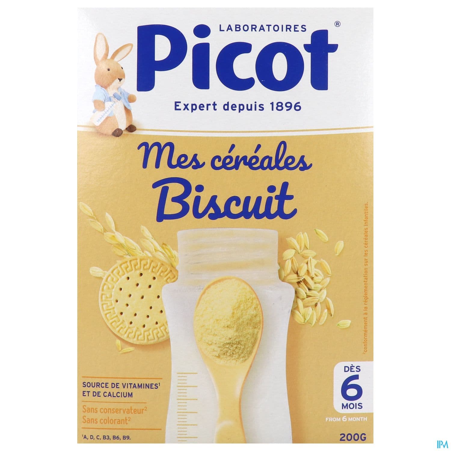 PICOT CEREALE BISCUIT 6M 200G