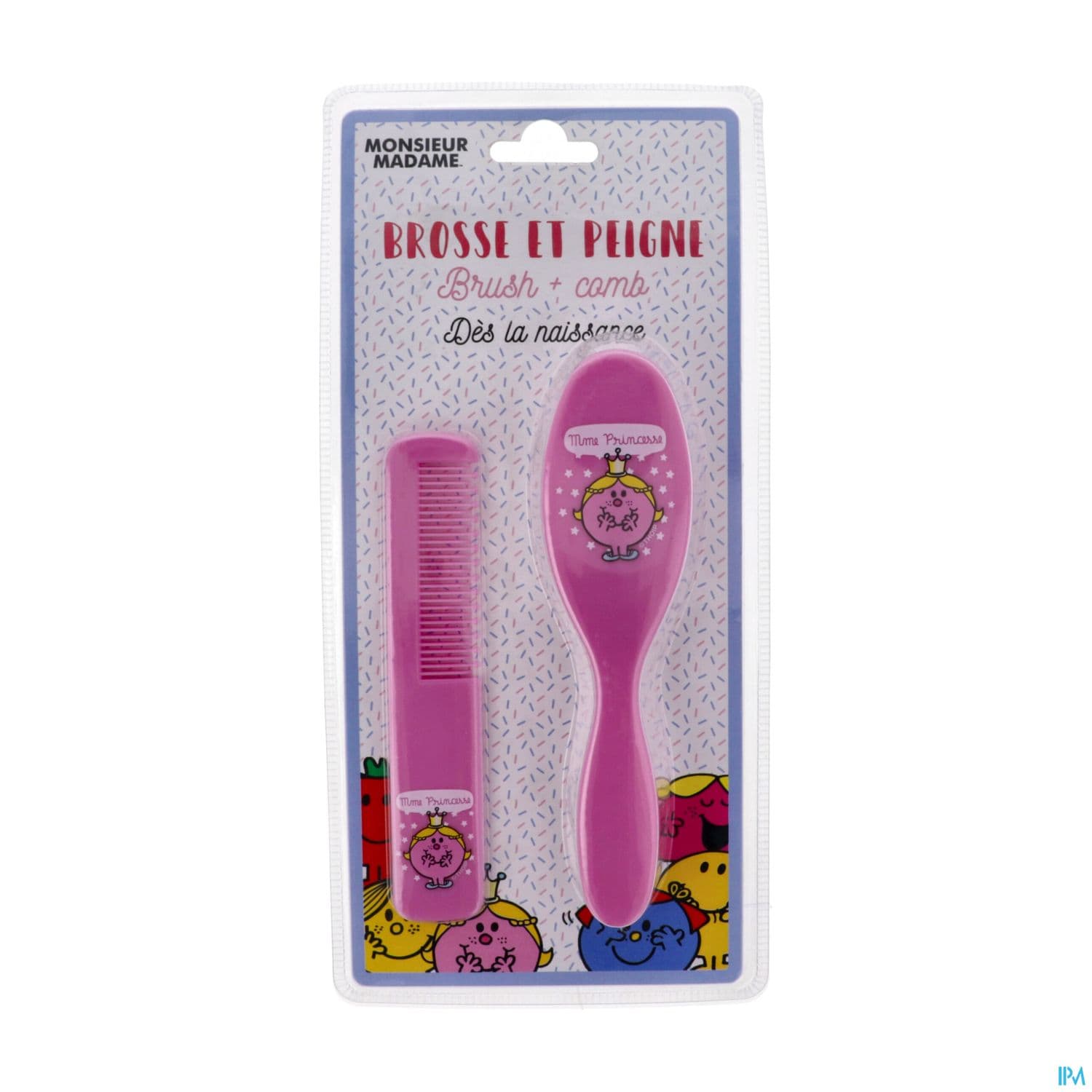 MR/MME DUO BROSSE ET PEIGNE ROSE