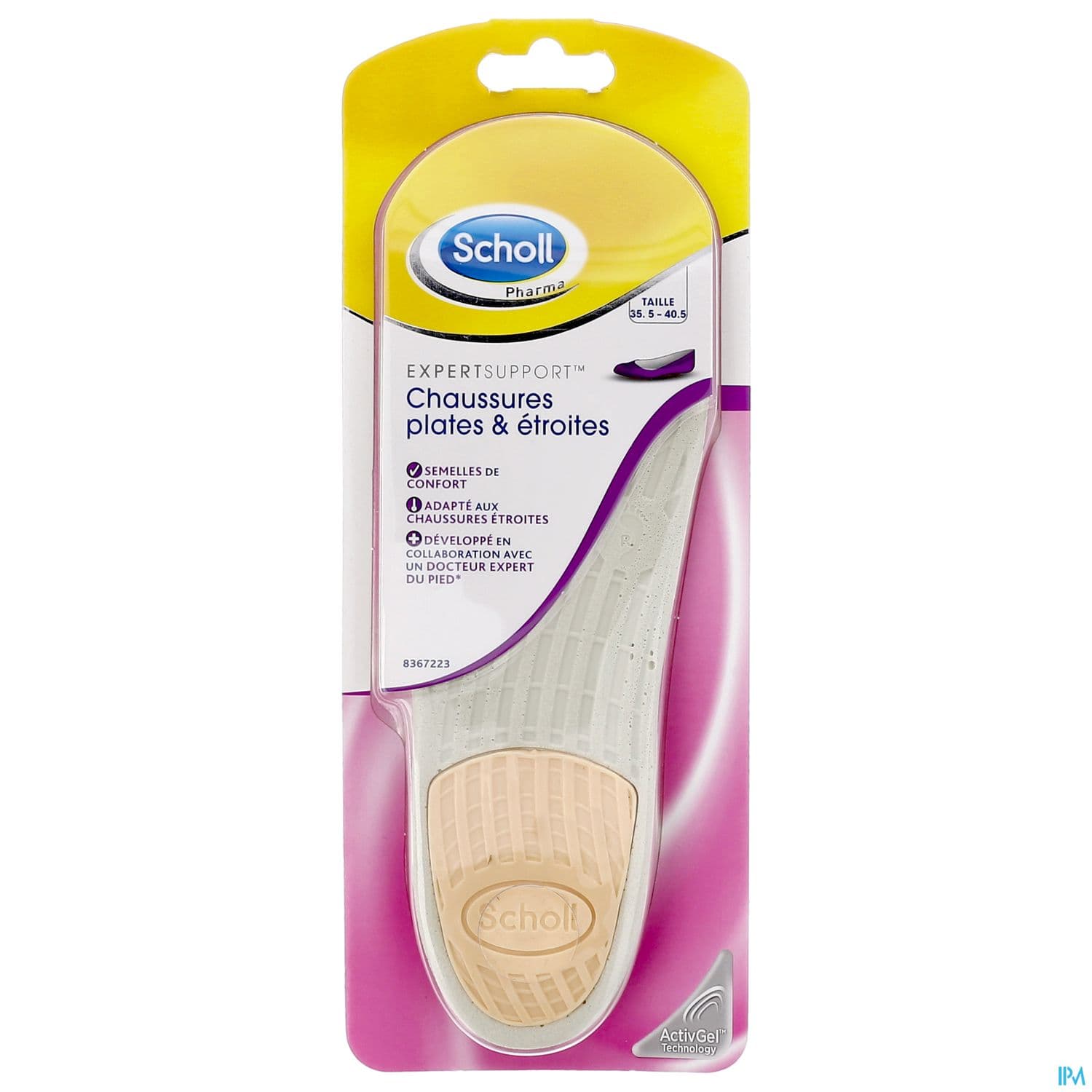 SCHOLL SEMELLE CHAUSSURE PLATE