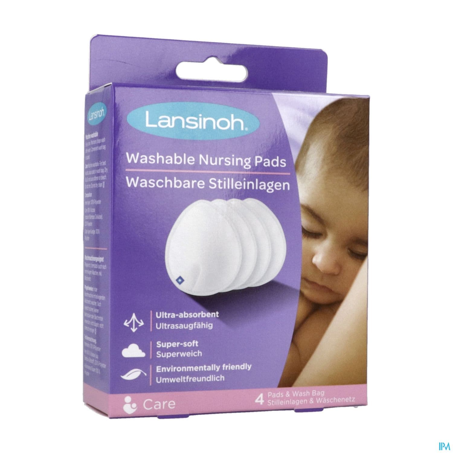 LANSINOH COUSS/ALLAIT LAVAB X4