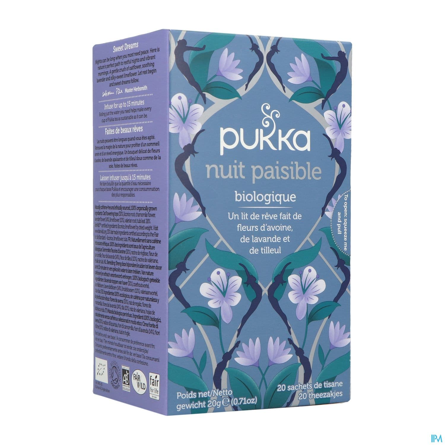 PUKKA INFUS NUIT PAISIBLE SACH 20
