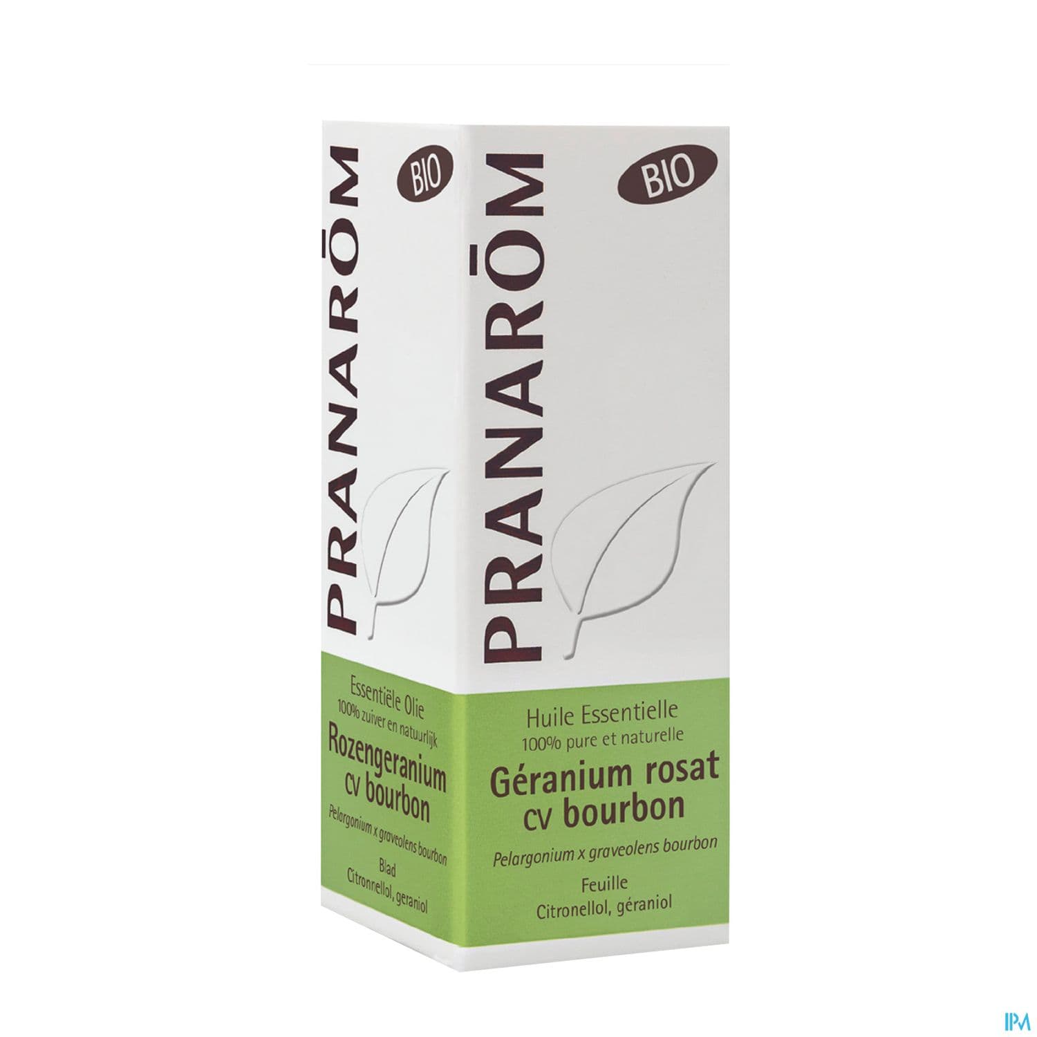 Pranarom Huile Essentielle Bio Geranium Rosat Bourbon Feuille 10ml