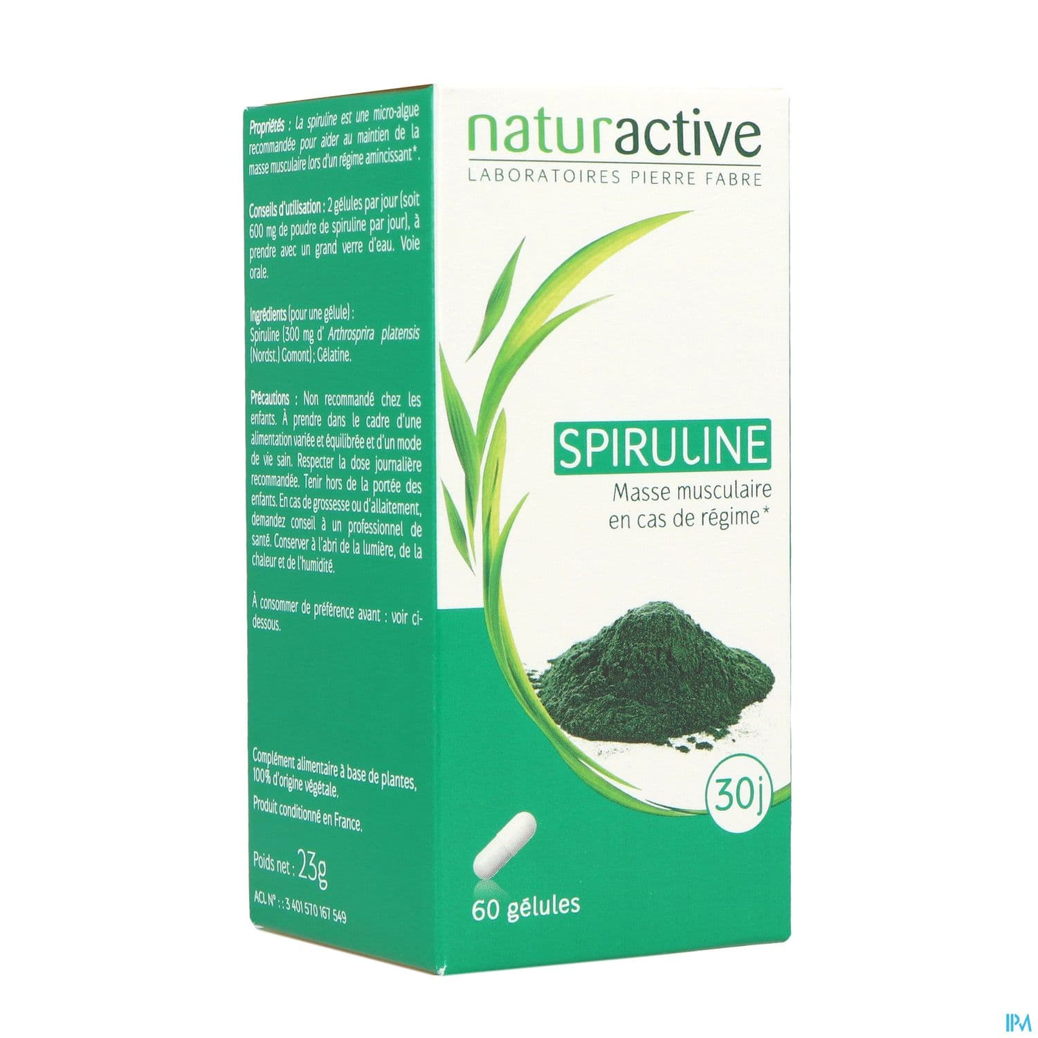 Naturactive Spiruline Gelule 60