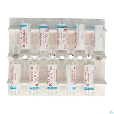 Lavoisier Potassium Chlorure 20% Solution Injectable 10ml 10
