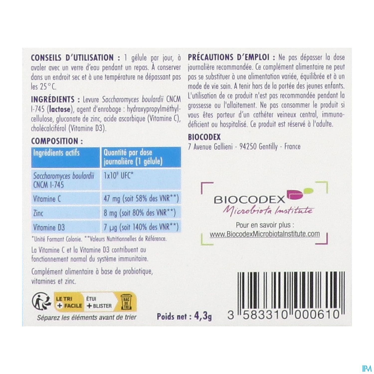ULTRA PROTECT ATB GELULE 10