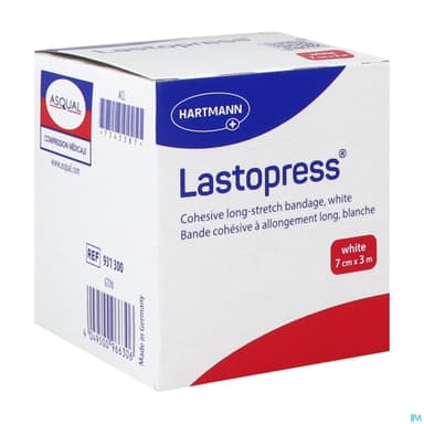 BDE LASTOPRESS 7CMX3M BLANC