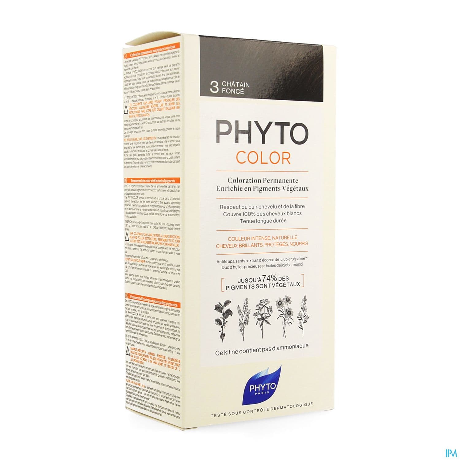 PHYTO COLOR 3 CHATAIN FONCE