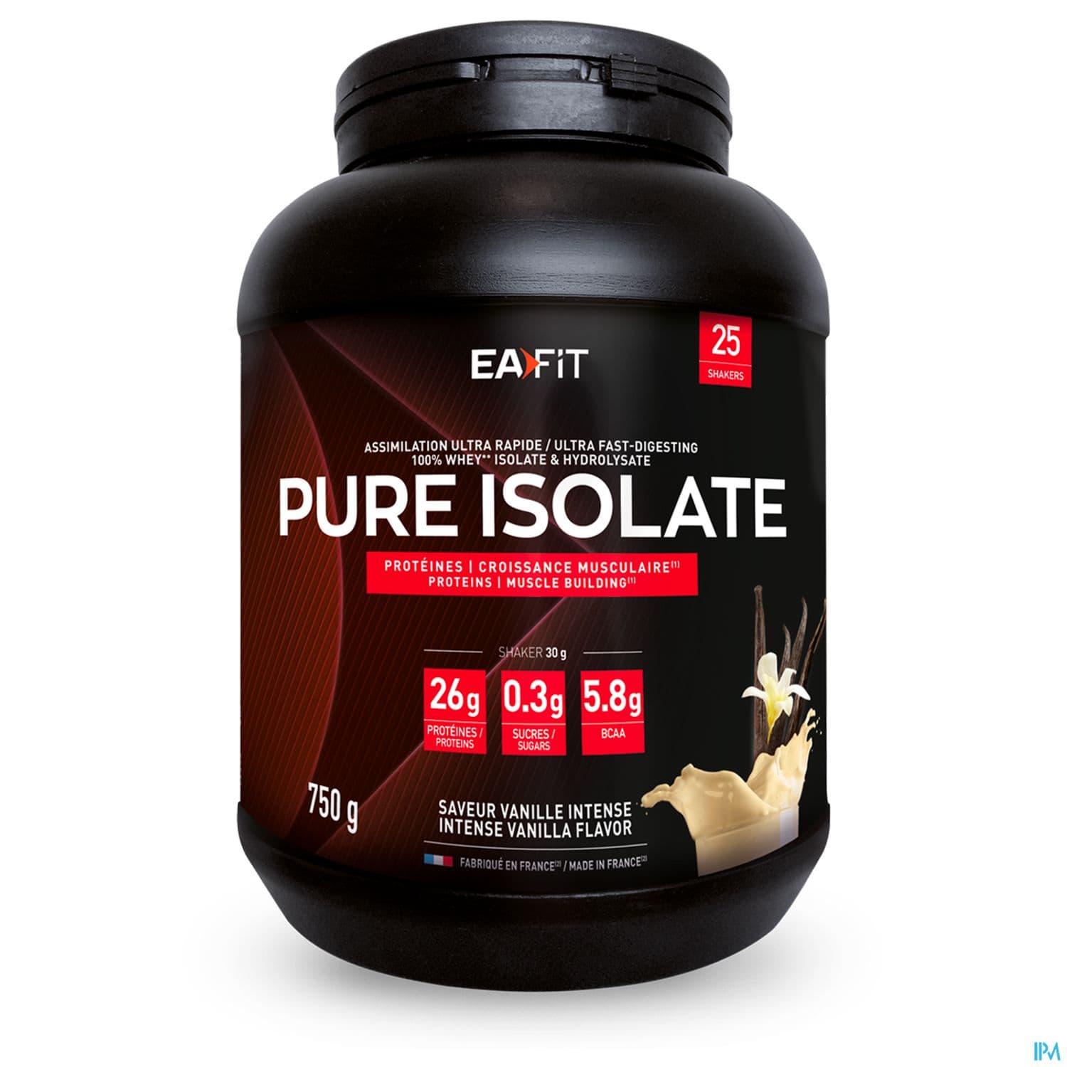 EA-FIT PURE ISOLATE VANIL PDR 750G