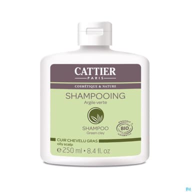 CATTIER SH CH GRAS ARGIL VERT250ML
