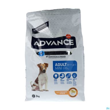 Advance Chien Adulte Mini Aliment Poulet Riz 3kg