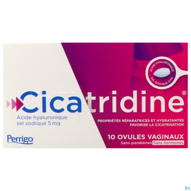 CICATRIDINE OVULE VAGINAL 10