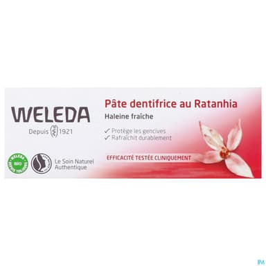 WELEDA DENT RATANHIA TUB 75ML