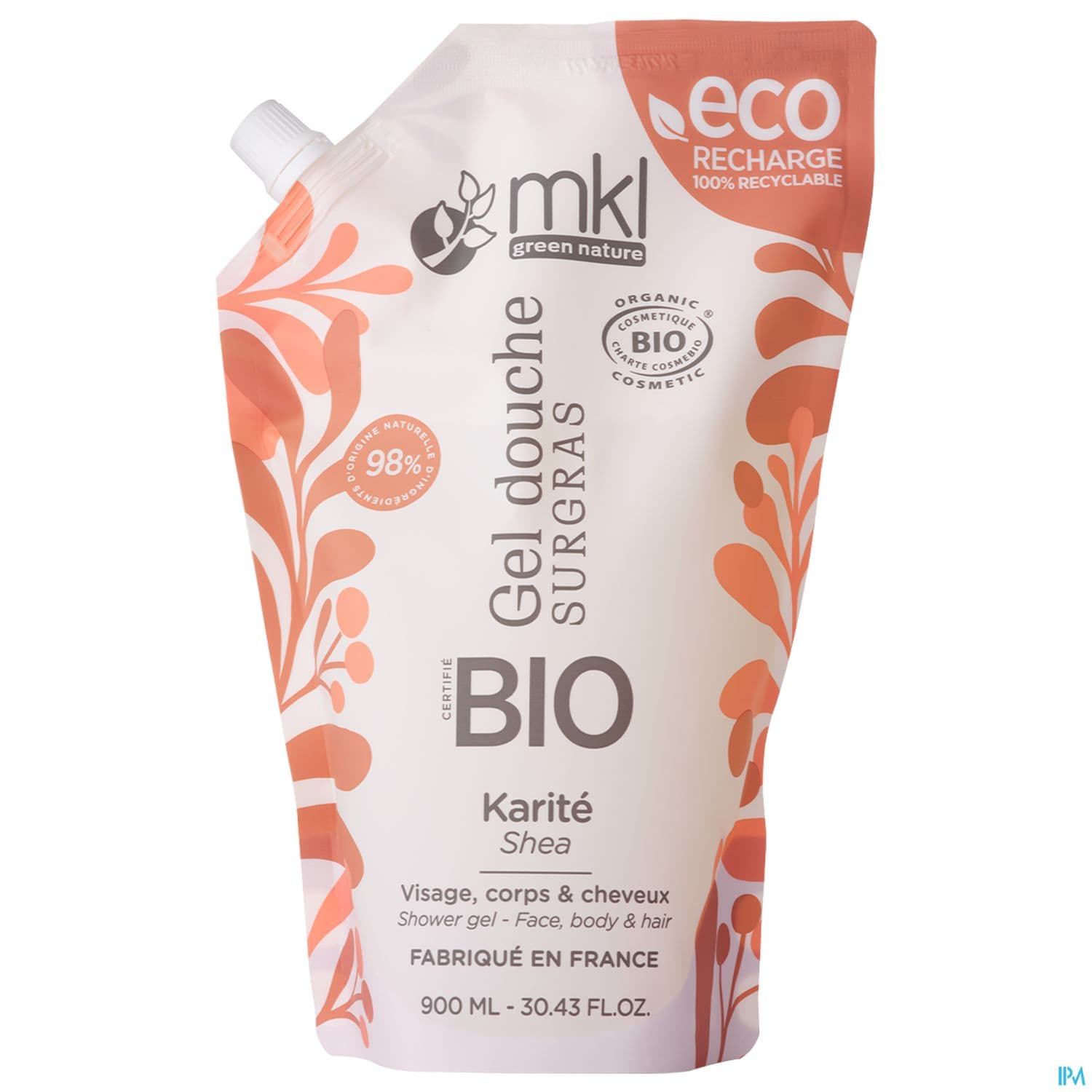 MKL GEL DCH KARITE BIO 900ML
