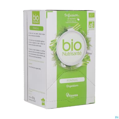 Vitavea Bionutrisante Infusion Fenouil Sachet 20