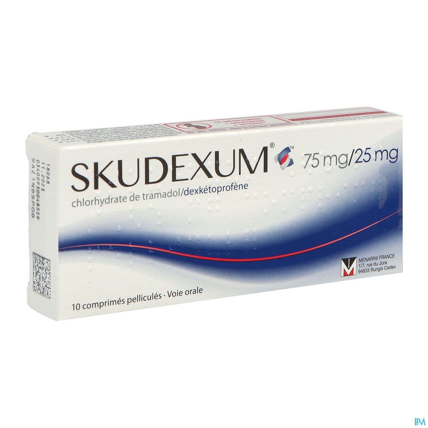 Skudexum 75mg/25mg Comprime 10