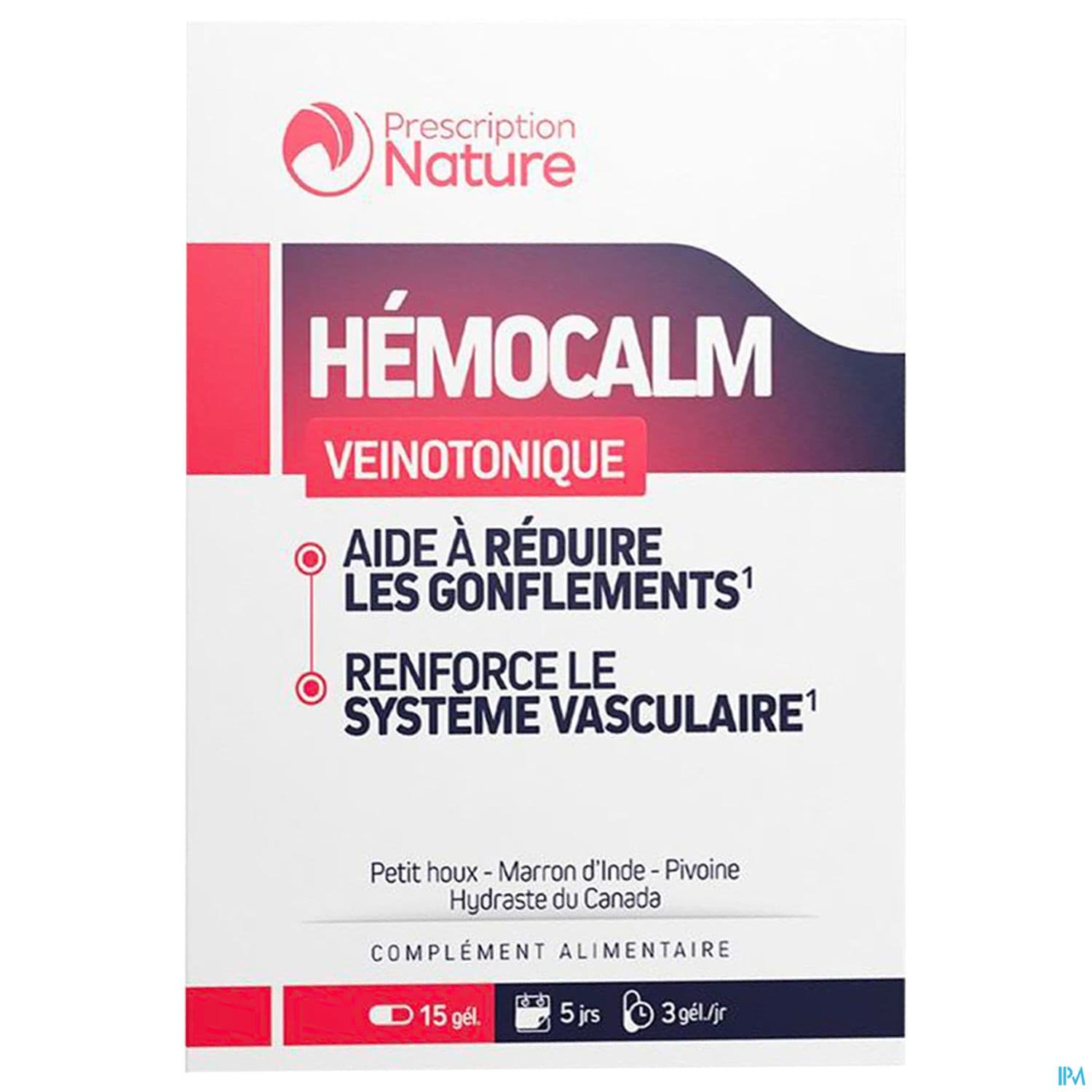 Prescription Nature Hemocalm Gelule 15