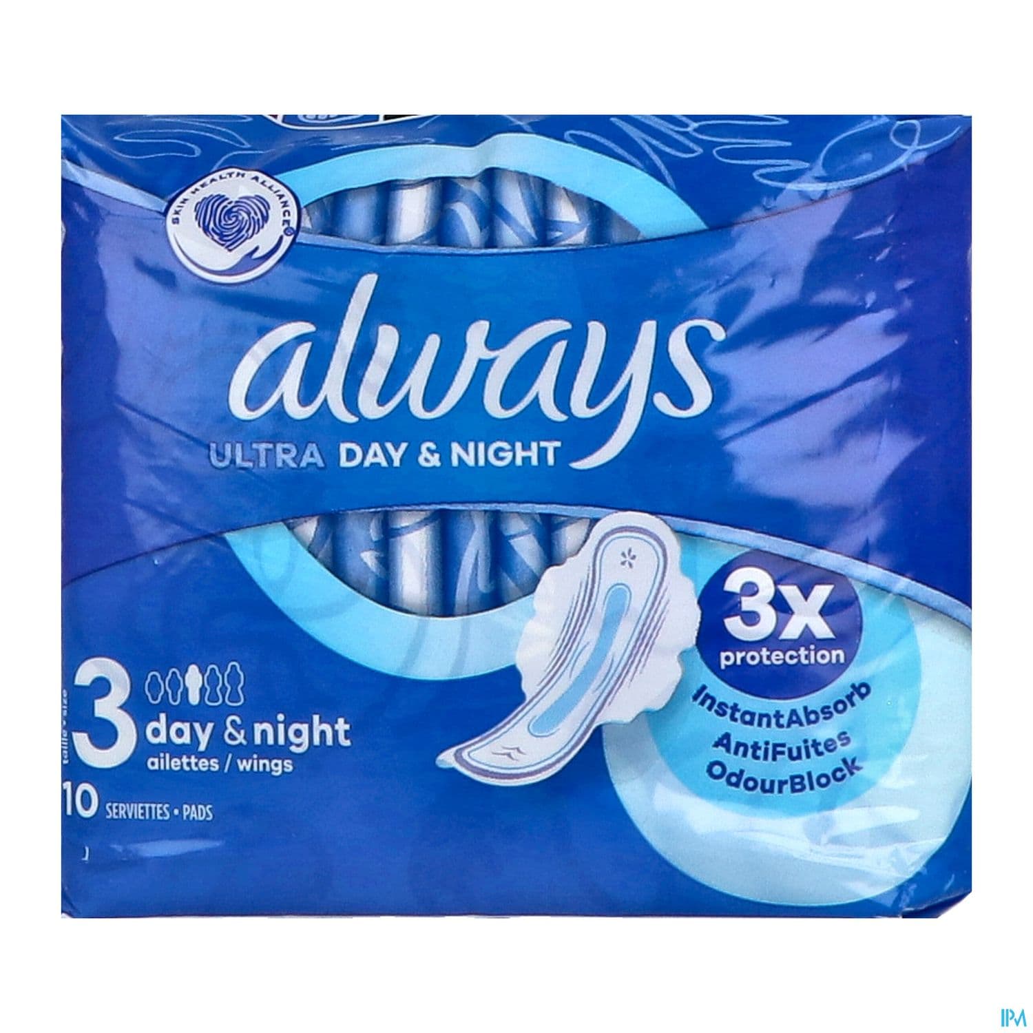 Always Ultra Serviette Periodique Jour Nuit 10