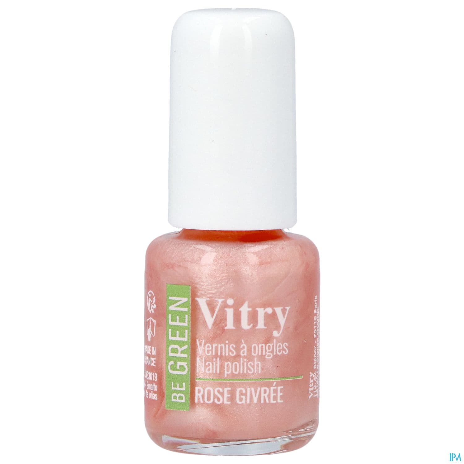Vitry Be Green Vernis Ongles Rose Givree 6ml