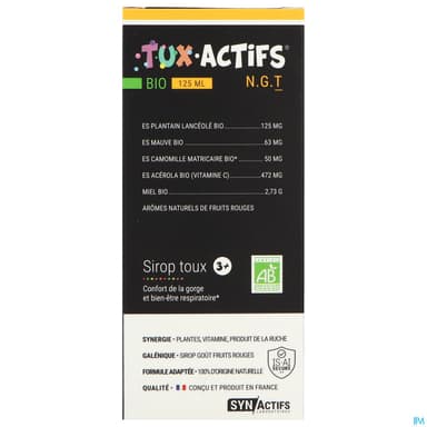 SYNACTIFS TUXACTIFS +3ANS 125ML