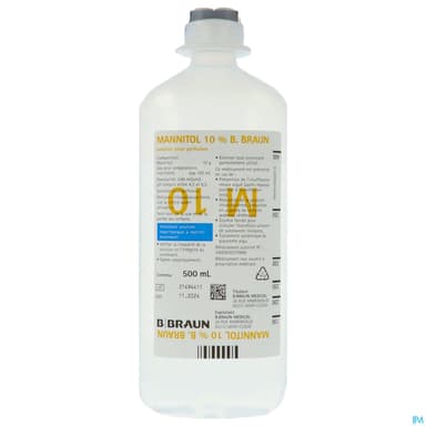 MANNITOL 10% BBRAUN ECOFLAC 500ML