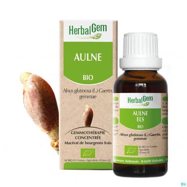 Herbalgem Aulne Bourgeon Macerat Glycerin Bio 30ml