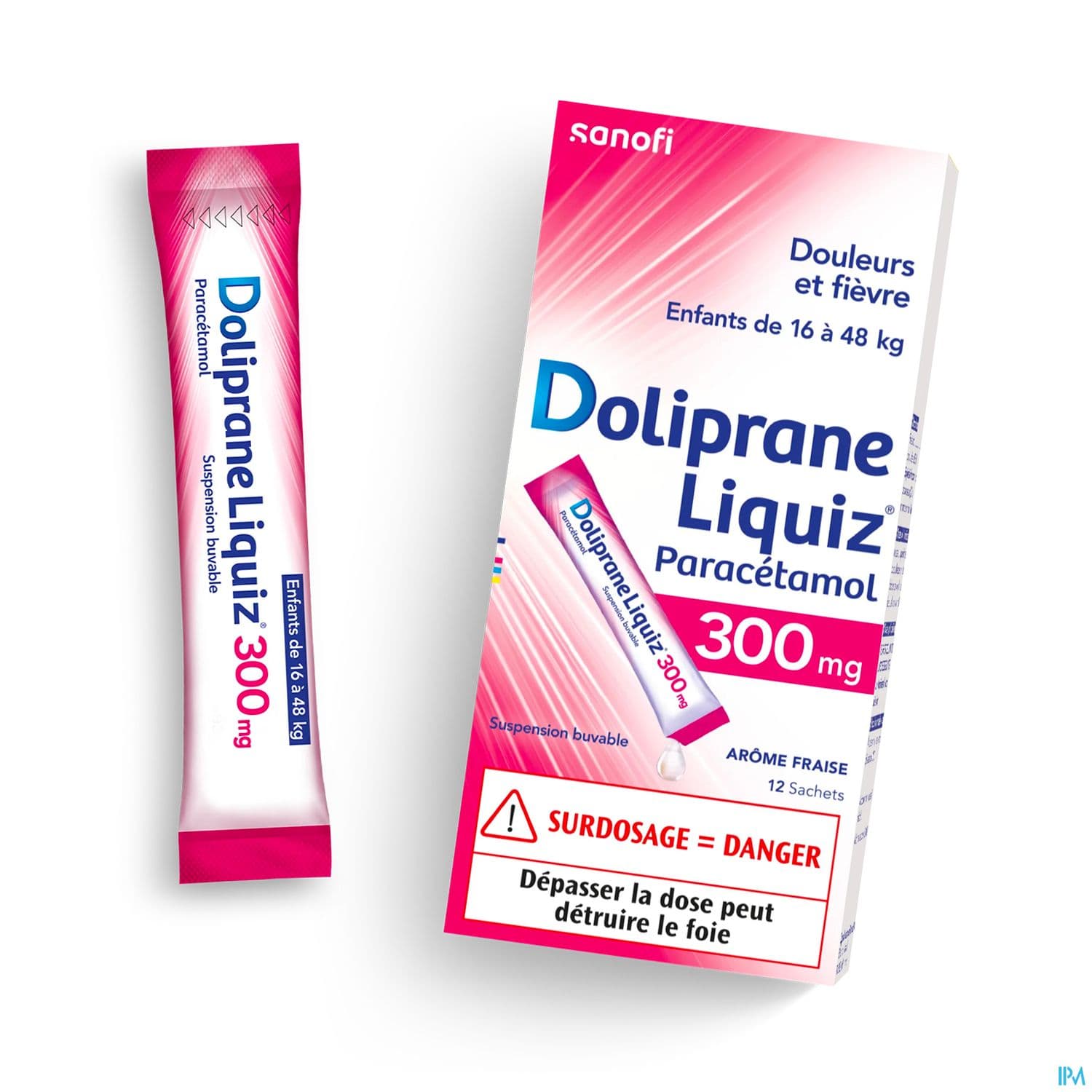 DOLIPRANELIQUIZ 300MG SACHET S/S12