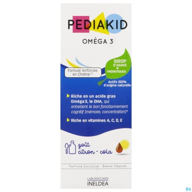 PEDIAKID OMEGA 3 Sp CITRON-COLA Fl/125ml