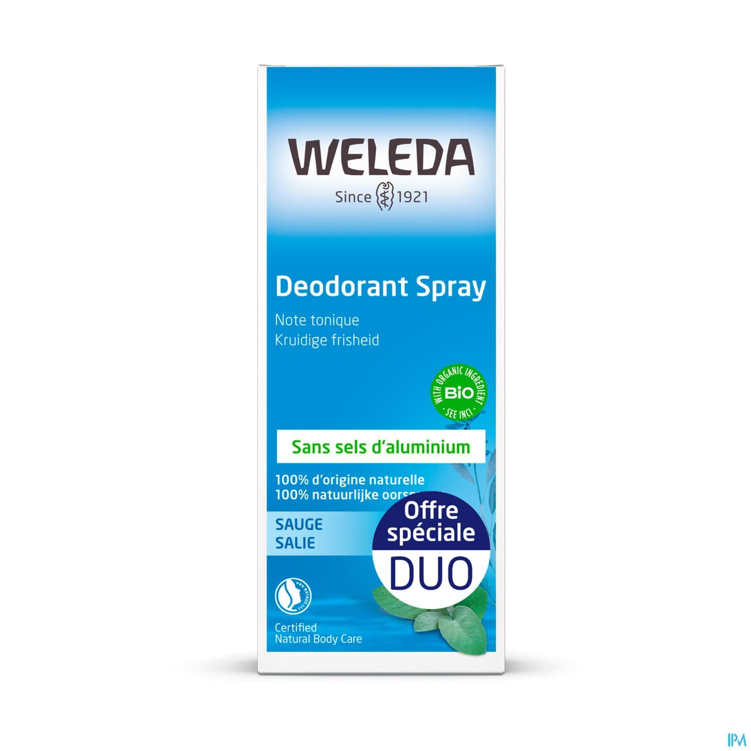 WELEDA DEOD 24H SAUGE SPR 100MLX2
