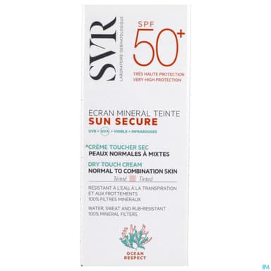 Sun Secure Mineral Teite Peau Normale Ip50+ 60ml
