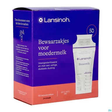 Lansinoh Sachet Conservation Lait Maternel50 40056