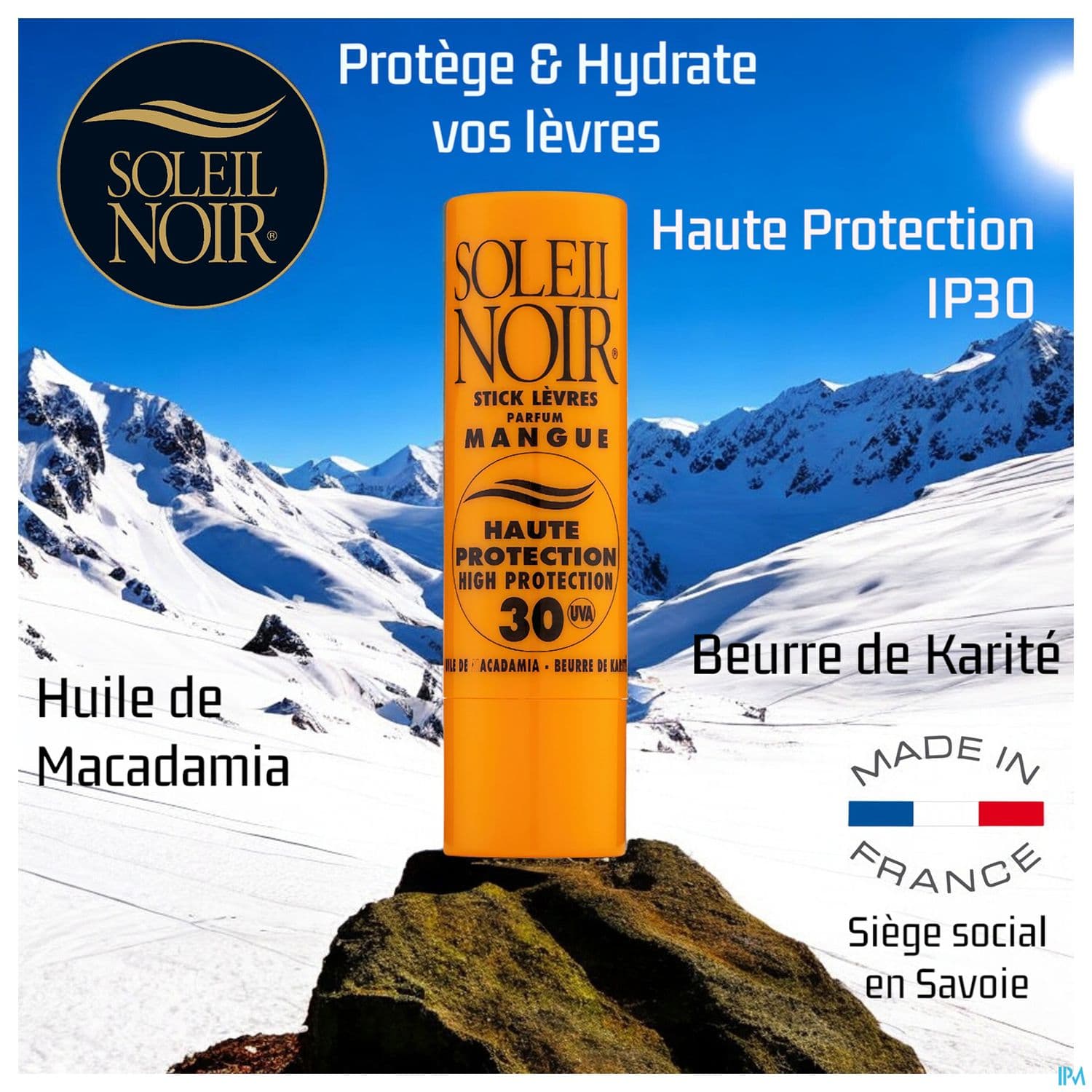 Soleil Noir Stick Levres Mangue Ip 30 4g