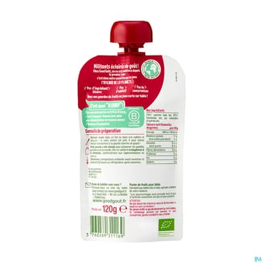 GOODGOUT FRAMBOISE 120G