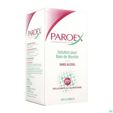 Paroex 0.12% Solution Pour Bain De Bouche 500ml