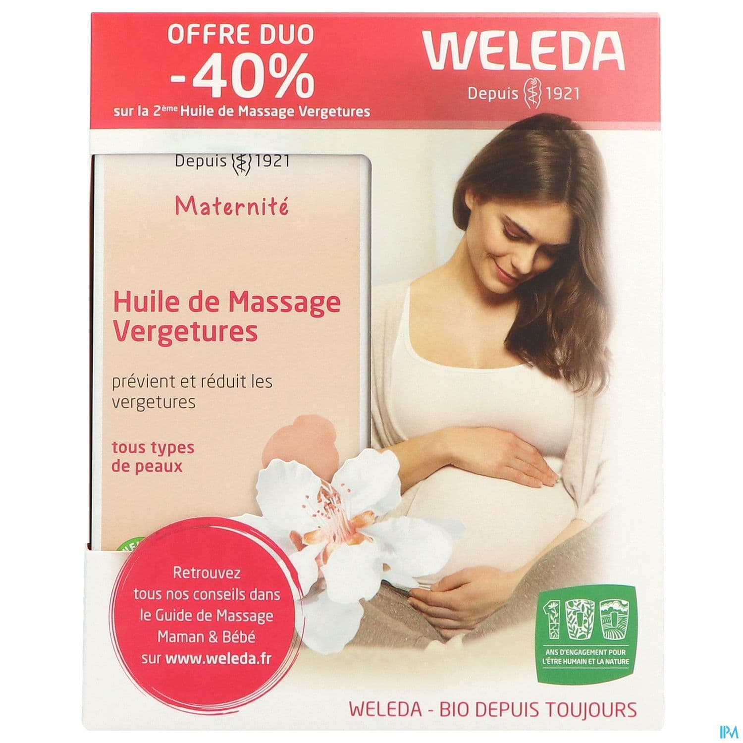 WELEDA HLE MASSAGE VERGET 100MLX2